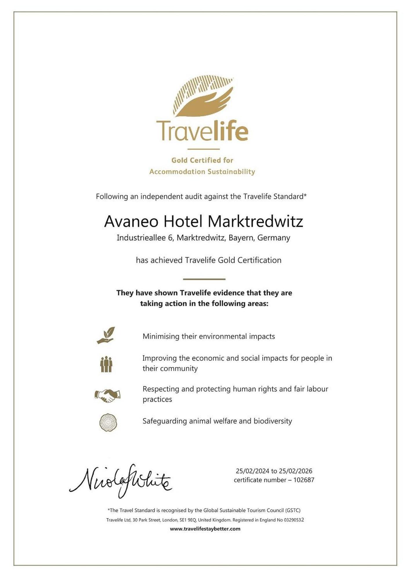 Avaneo Hotel Marktredwitz Extérieur photo